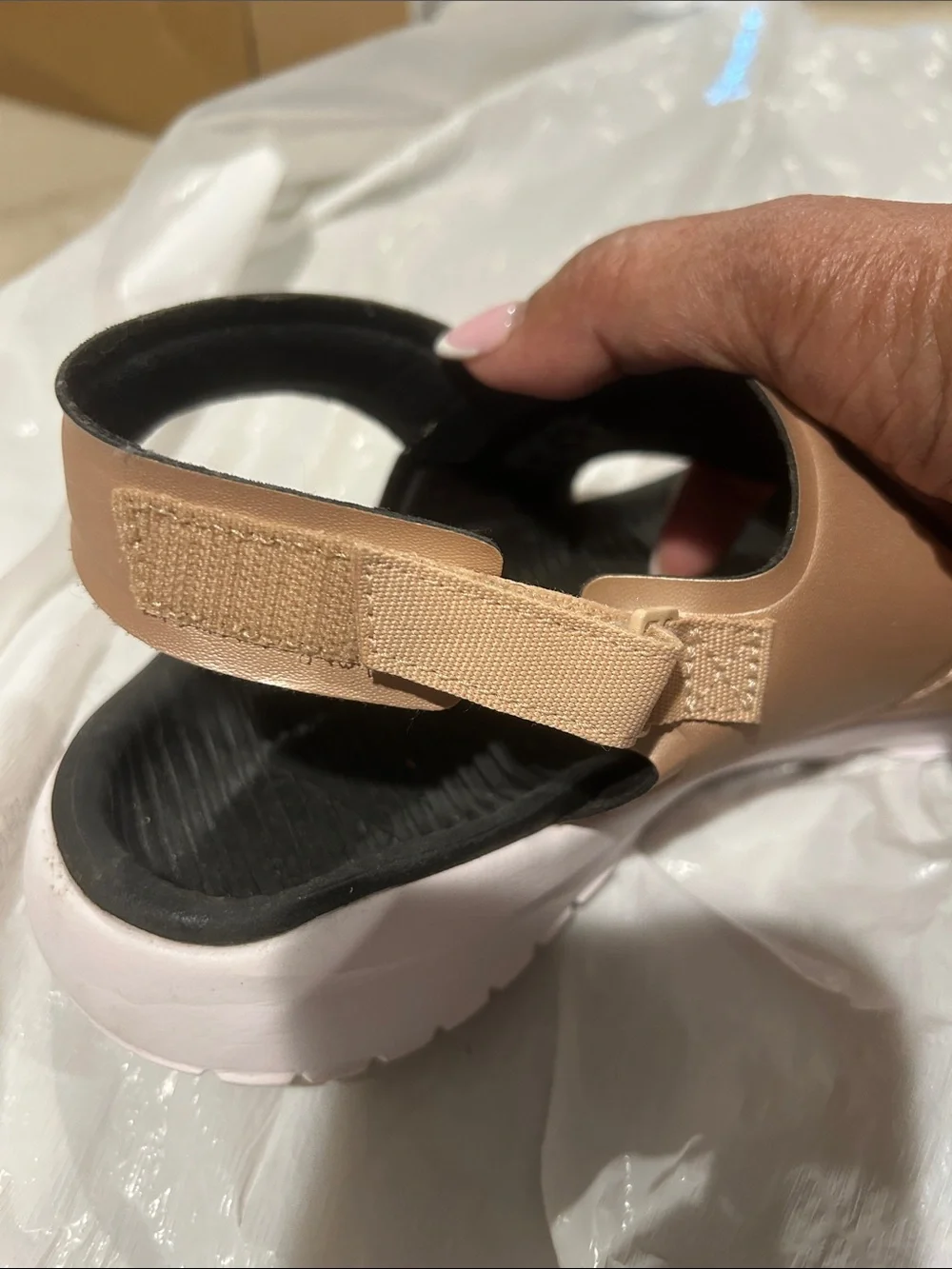 Nike open toe